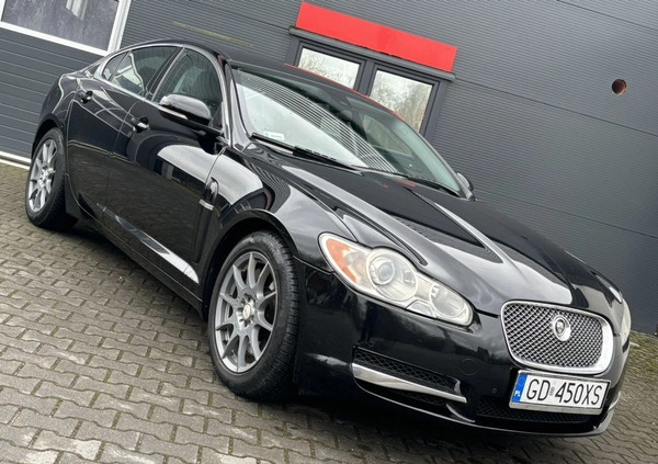 Jaguar XF cena 39800 przebieg: 177114, rok produkcji 2010 z Wysokie Mazowieckie małe 529